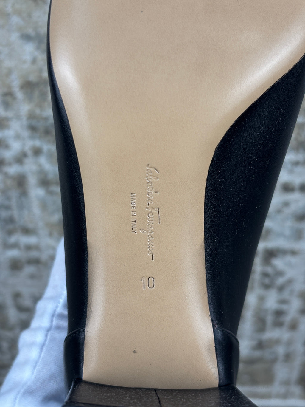 Ferragamo 95MM Vara Chain Leather Ankle Boots
