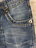 Mens Y2K Cars Blue Denim Jeans