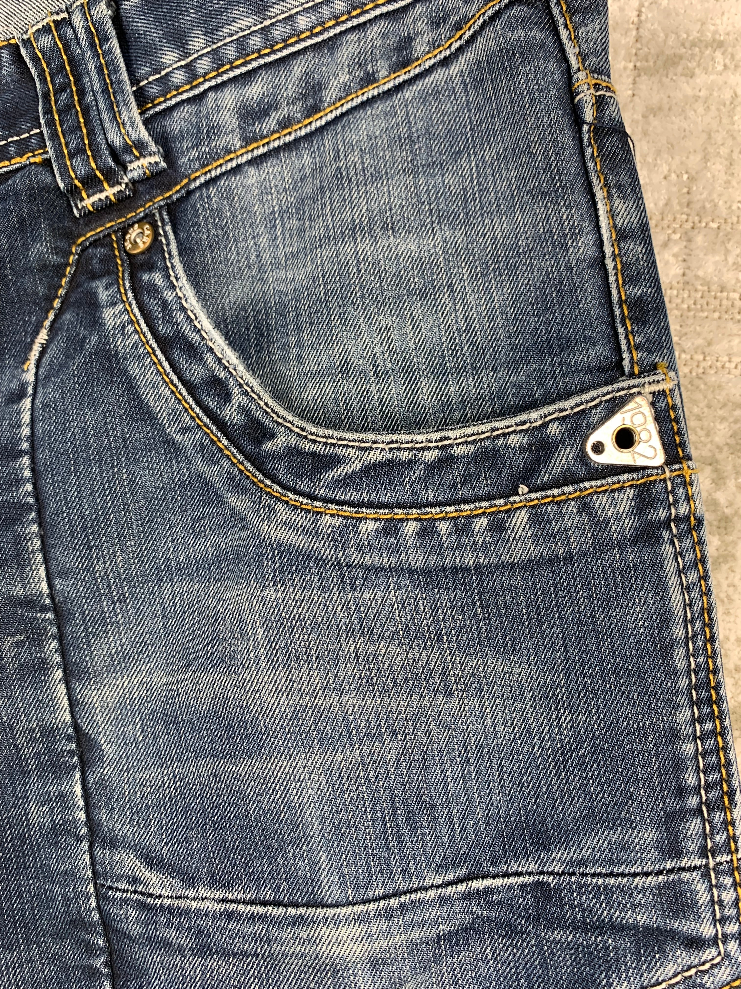 Mens Y2K Cars Blue Denim Jeans