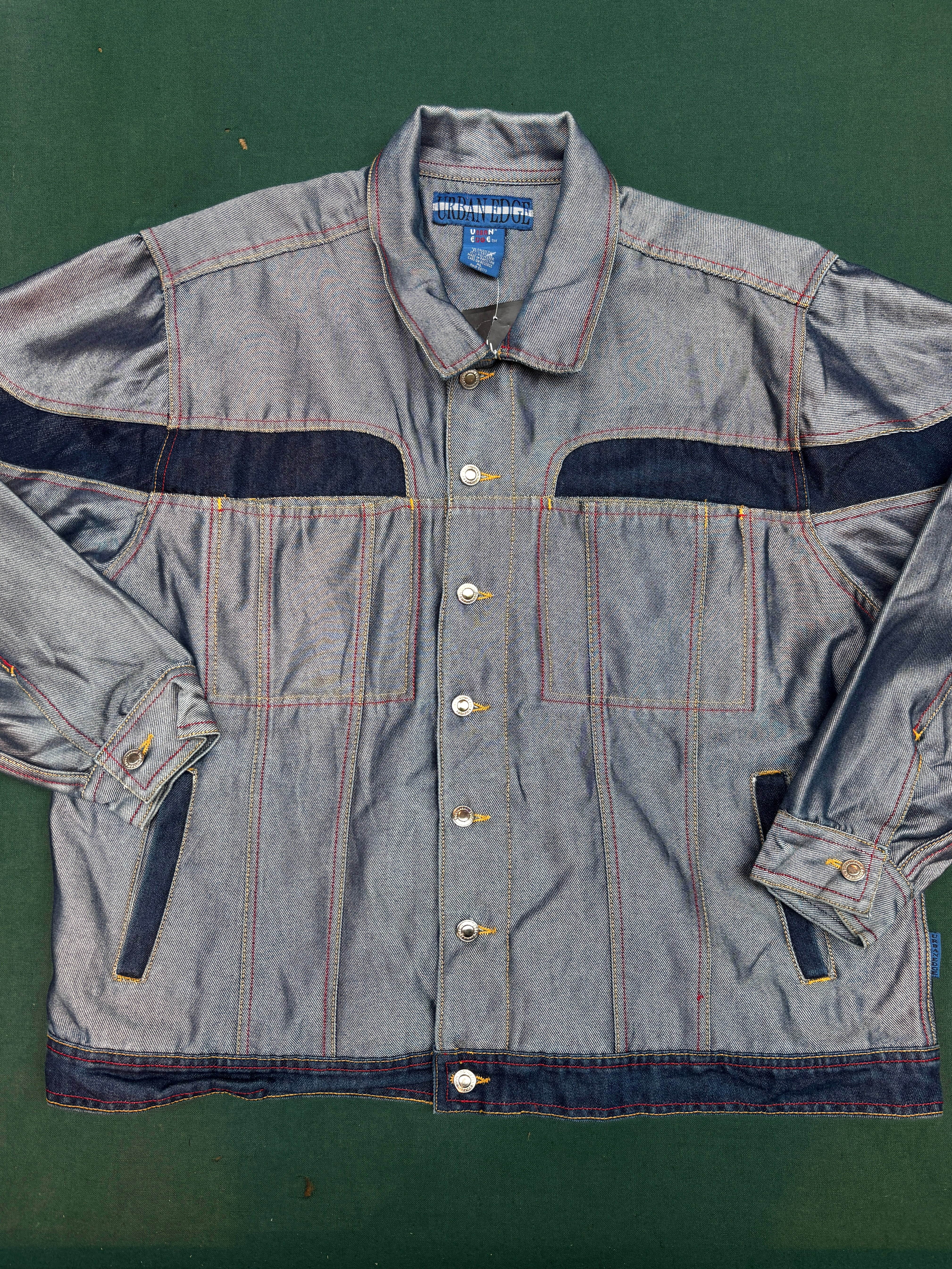 ジャケット・アウター urban edge denim set up (bocheron) Vintage Urban Edge Denim Jacket Men XL – Khuul
