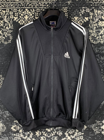 Mens Vintage Black Adidas Track Jacket
