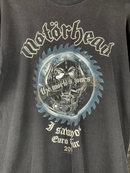 Motörhead The World Is Yours 2011 Euro Tour Graphic Band T-Shirt