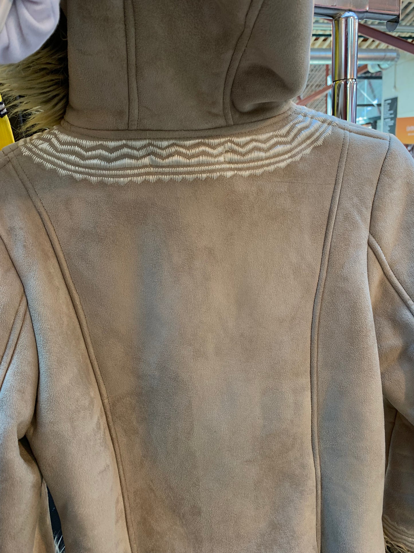 Womens Y2K Fur Coat