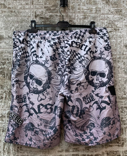 RSQ Rescue Sport Skull Print Board Shorts