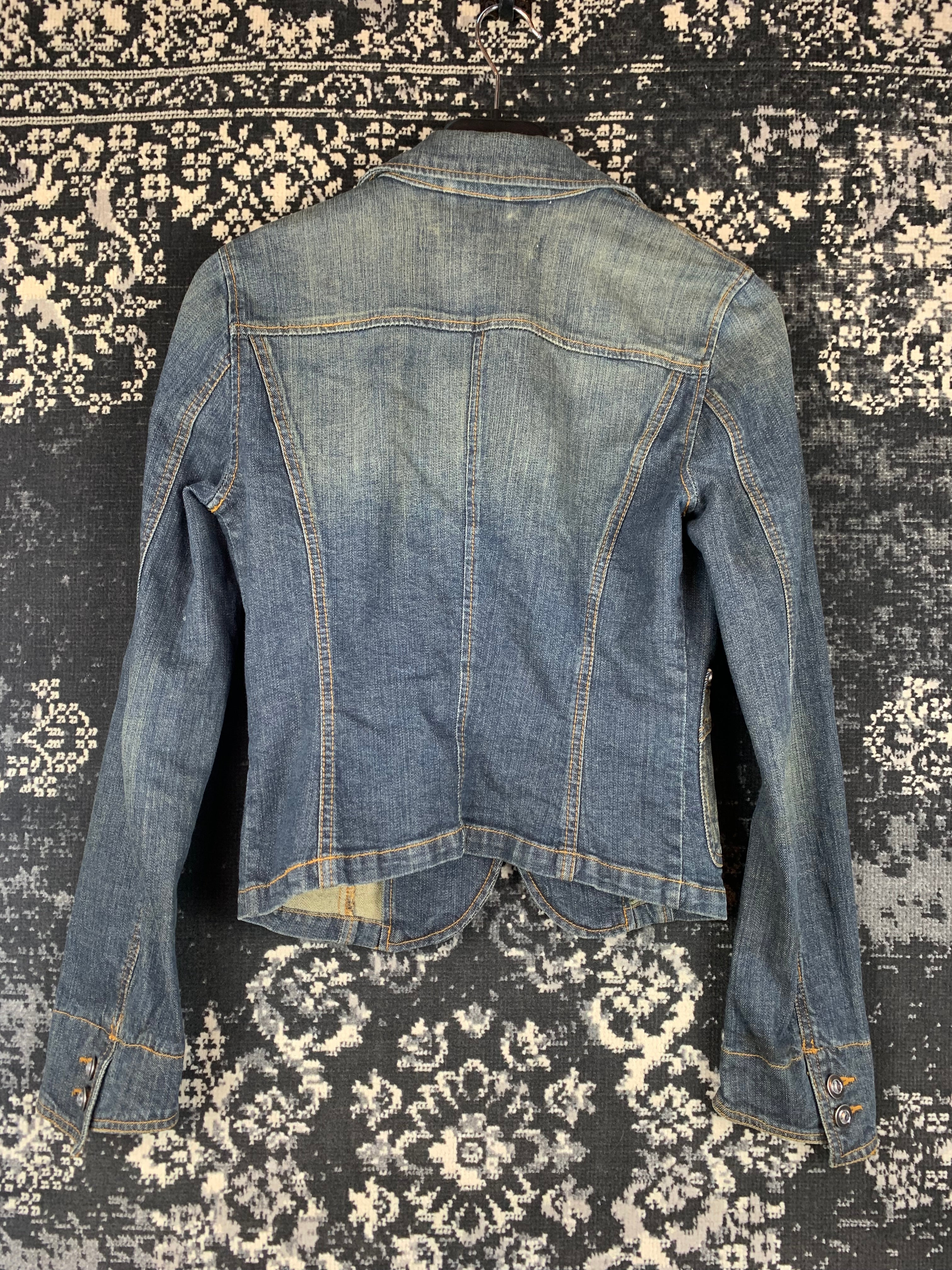 Women's Y2K ONLY Jeans Denim Blazer Jacket