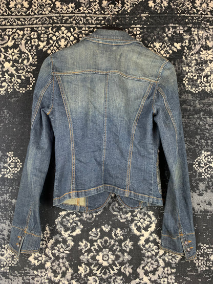 Women's Y2K ONLY Jeans Denim Blazer Jacket
