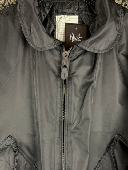 Men's Vintage Black Military Bomber Jacket