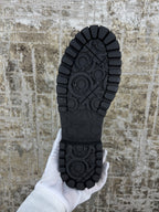 Ferragamo Gancini Logo Detail Black Chelsea Boots