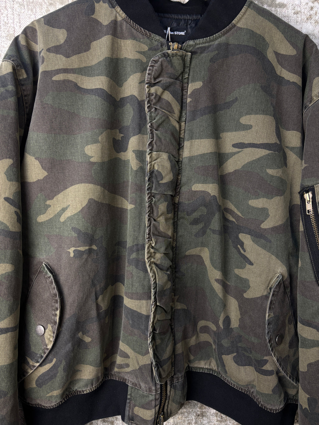 Vulcan Store Camo MA-1 Bomber Jacket