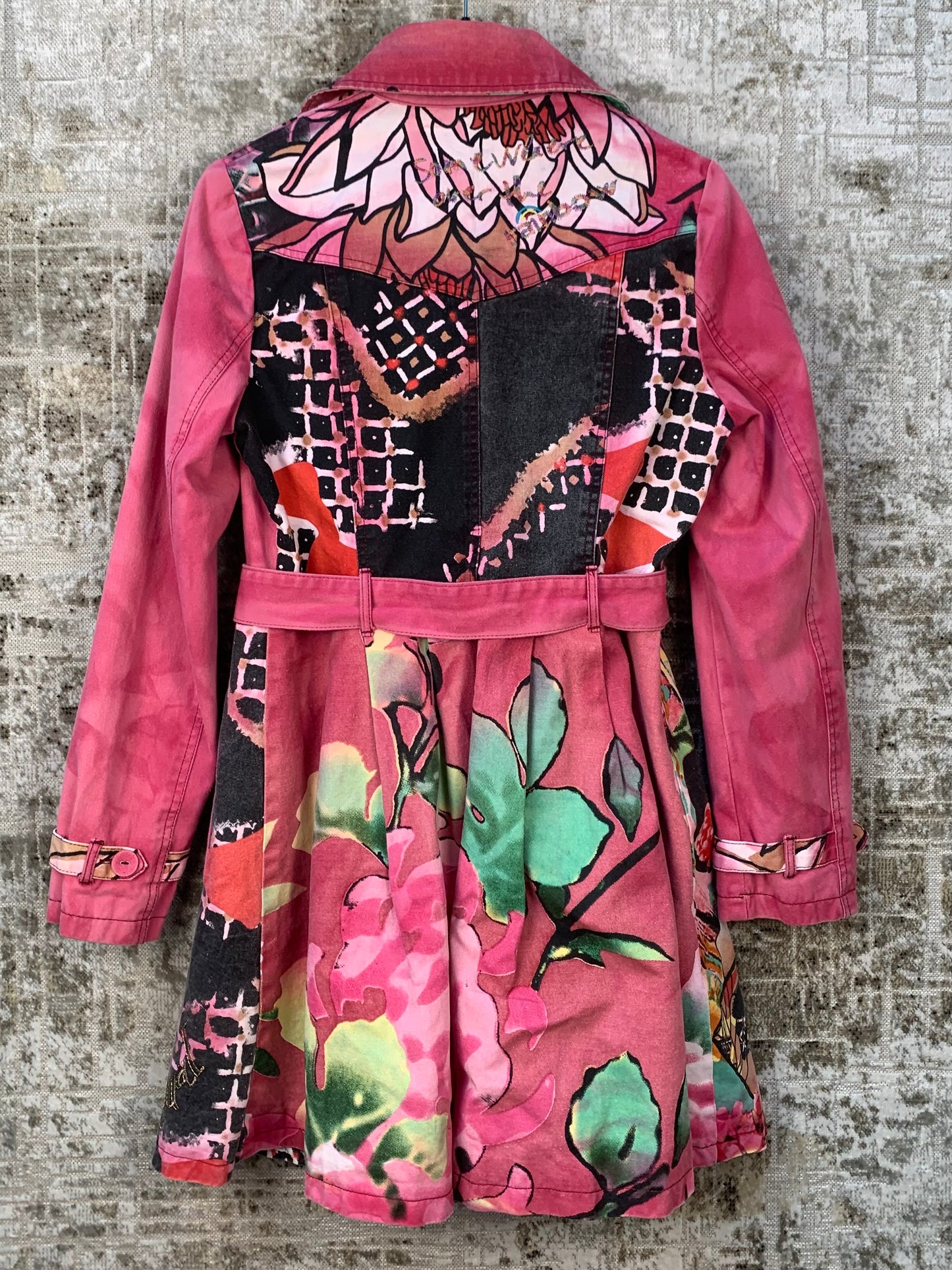 Women's Y2K Pink Desigual Coat