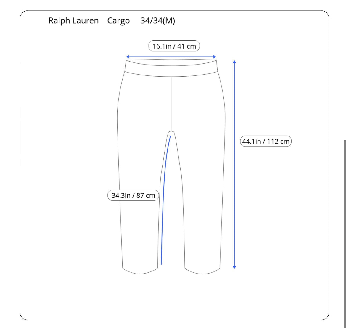 Ralph Lauren Vintage Cargo Pants