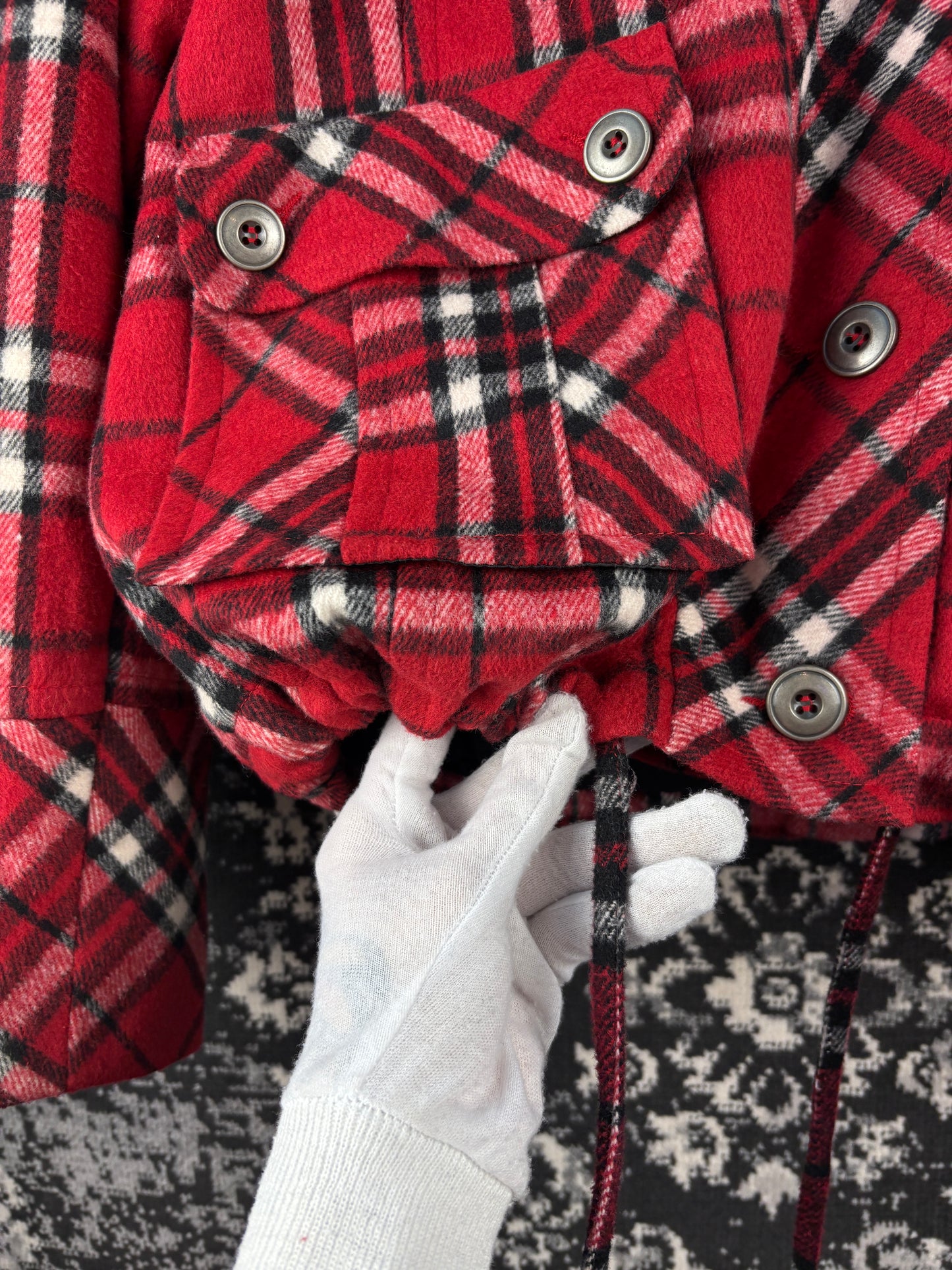 Women's Y2K Next Red Checkered Jacket