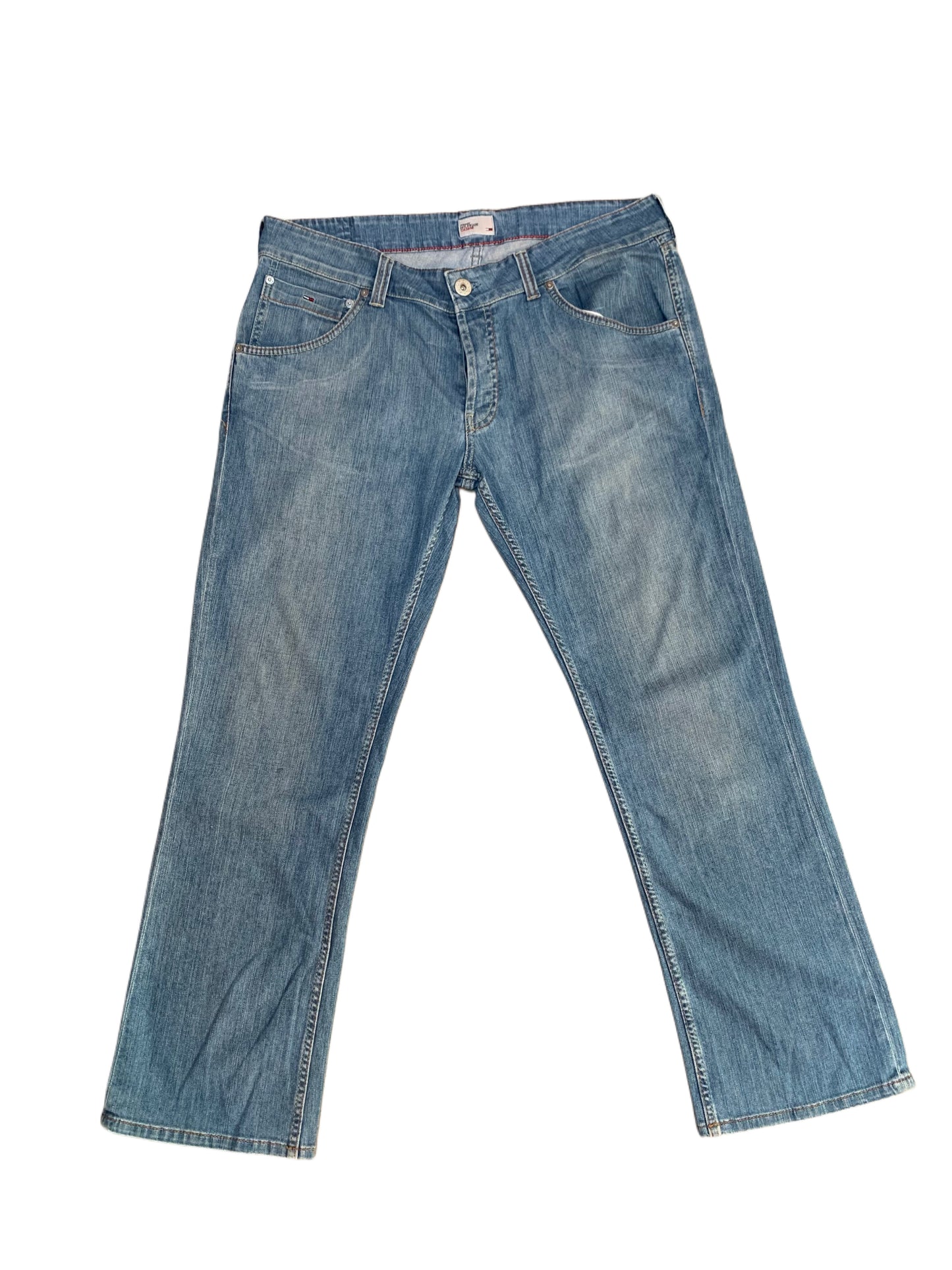 Tommy Hilfiger Denim Light Wash Straight Jeans