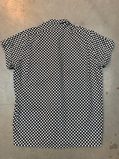 Y2K Unisex Oversized Checkered Button Up Shirt