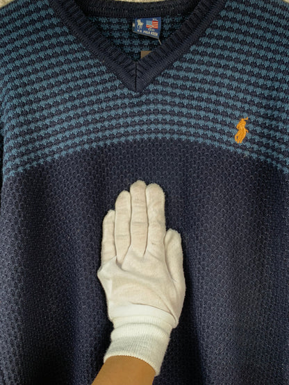 U.S. POLO ASSN. Mens Navy Sweater