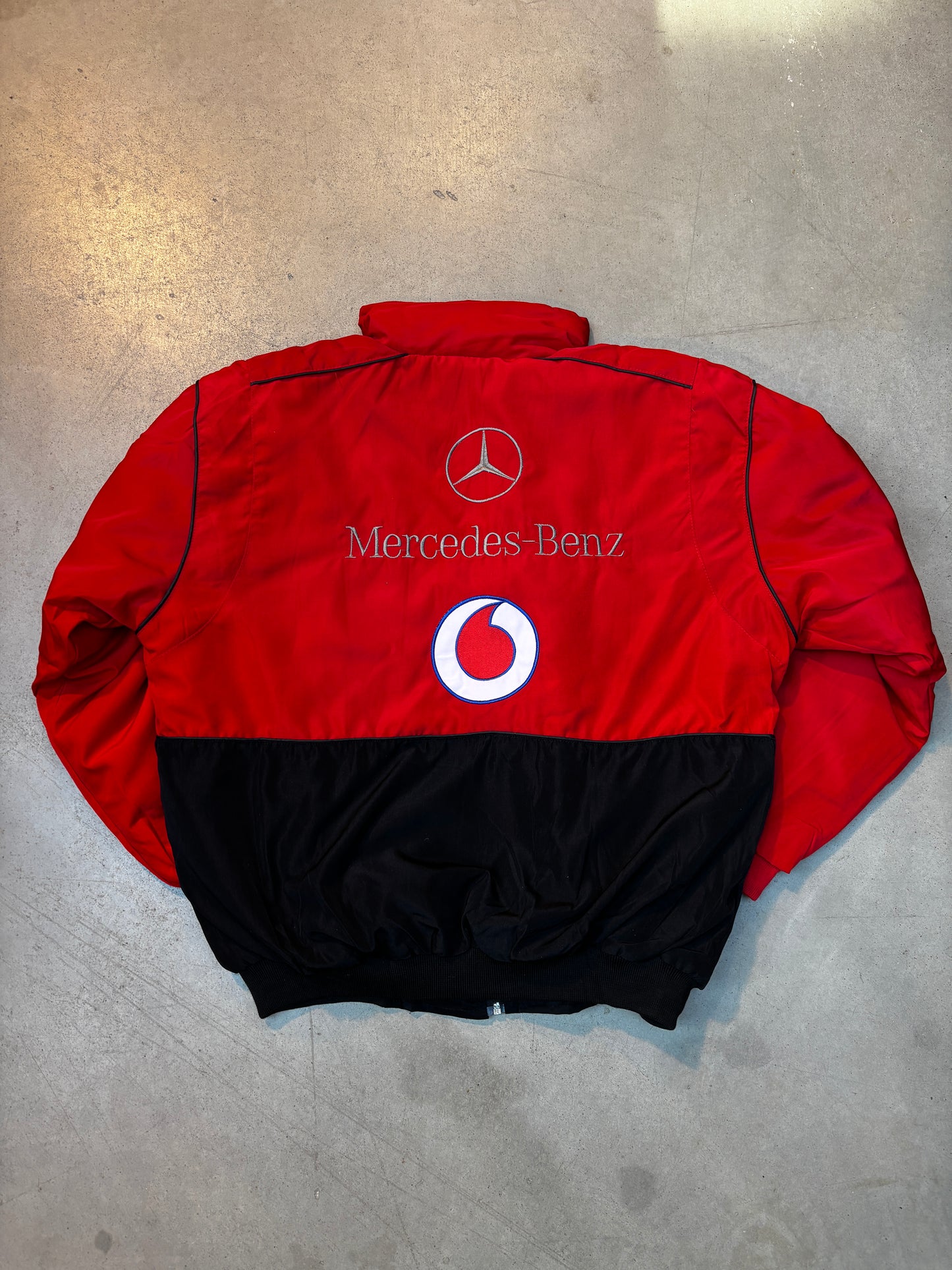 Vintage Unisex F1 Red Mercedes-Benz Santander Racing Team Jacket