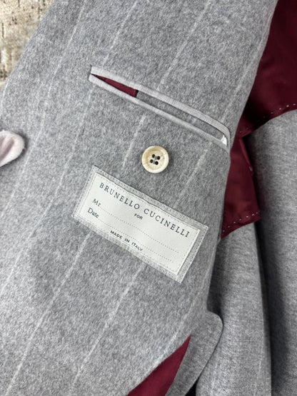 Brunello Cucinelli Grey Flannel Blazer