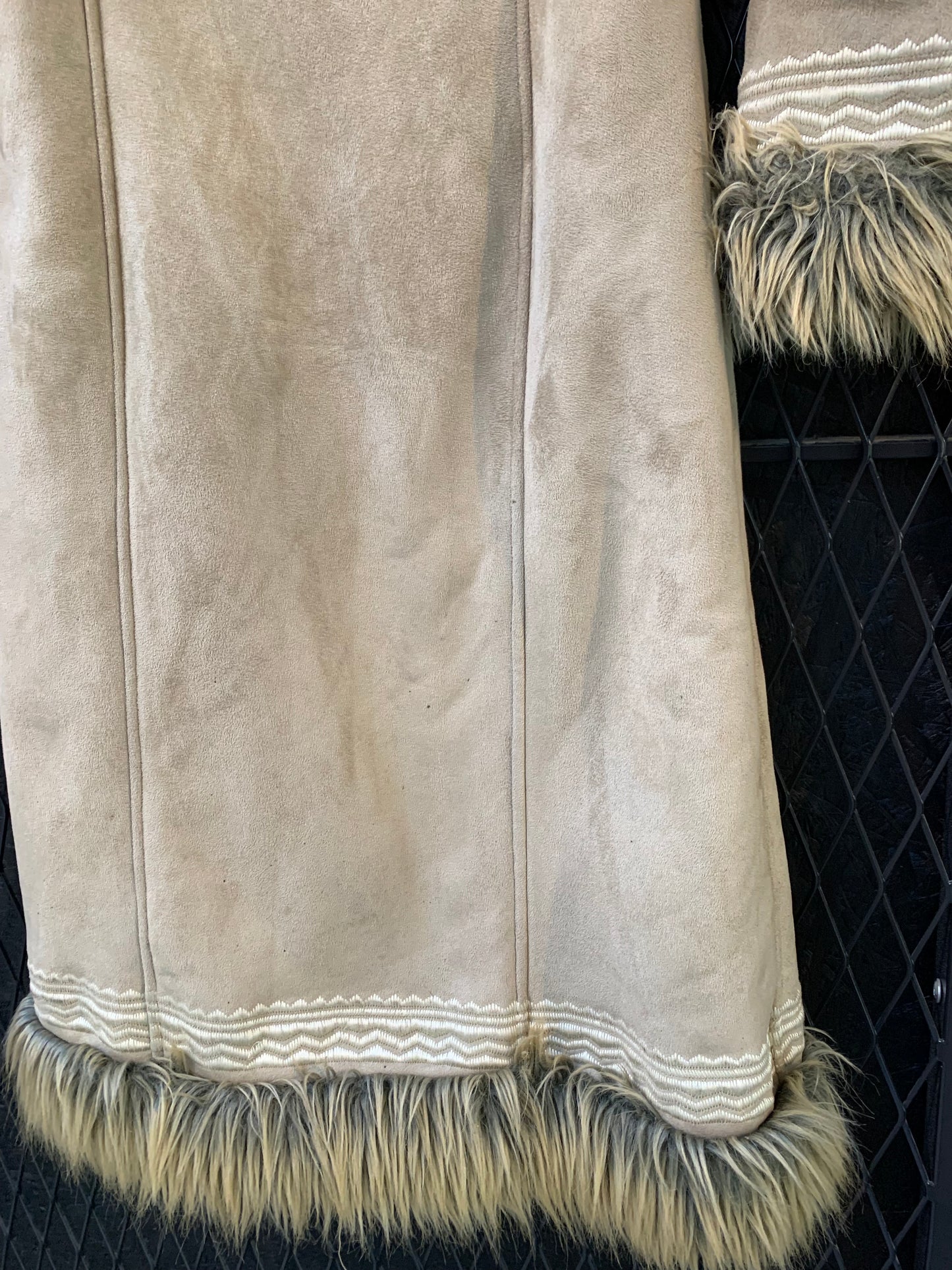 Womens Y2K Fur Coat