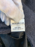 K Derhy Wool Bow-Collar Swing Jacket