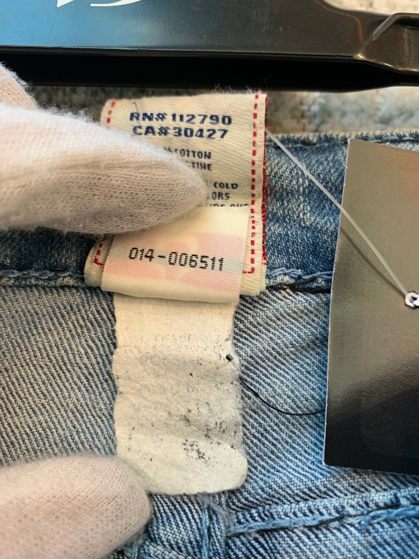 True Religion Light Wash Straight Jeans