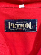 Petrol Denim Western Snap Shirt