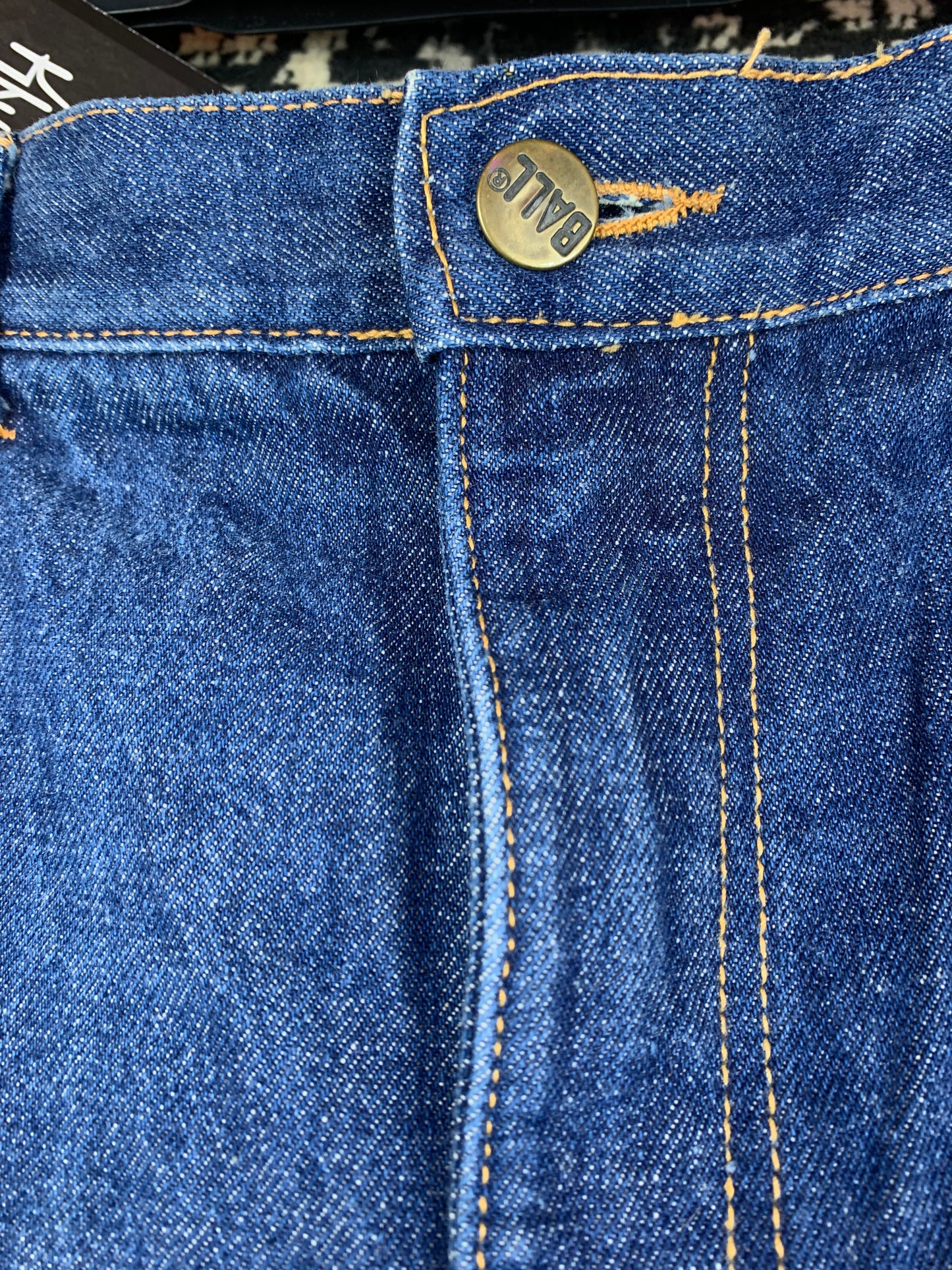 Men's Vintage Blue Flared Long Jeans