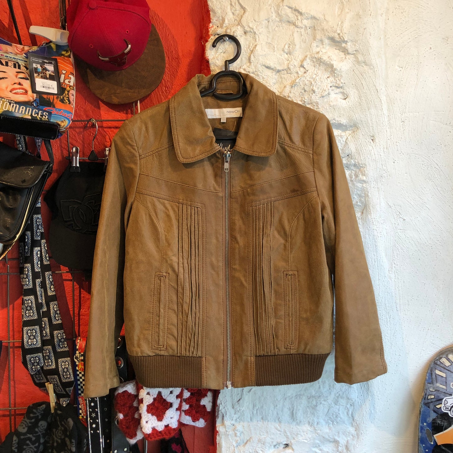 Vintage Faux Leather Jacket