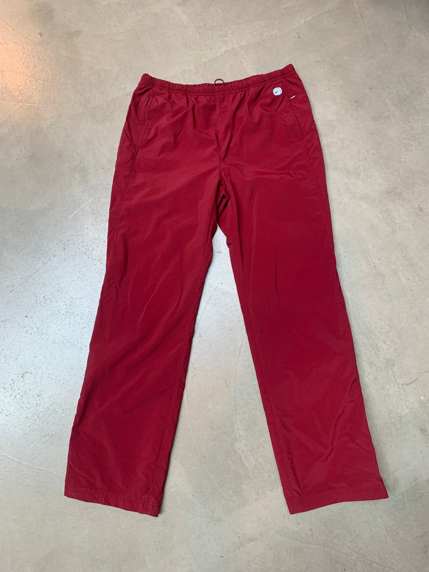 Nike Maroon Red Track Pants Women XL