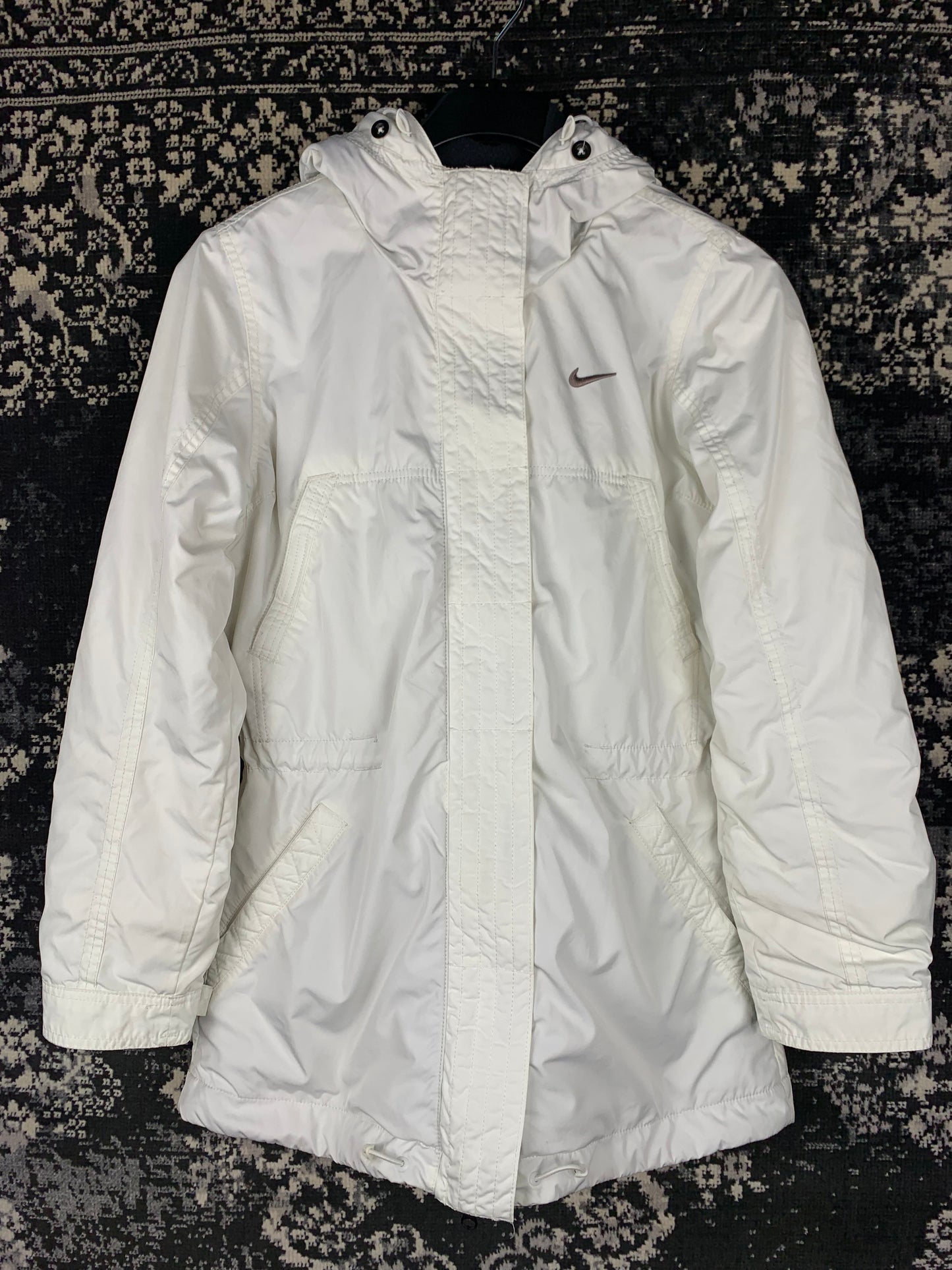 Women's White Nike Windbreaker