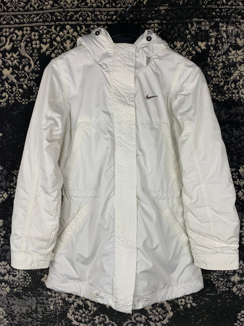 Women's White Nike Windbreaker