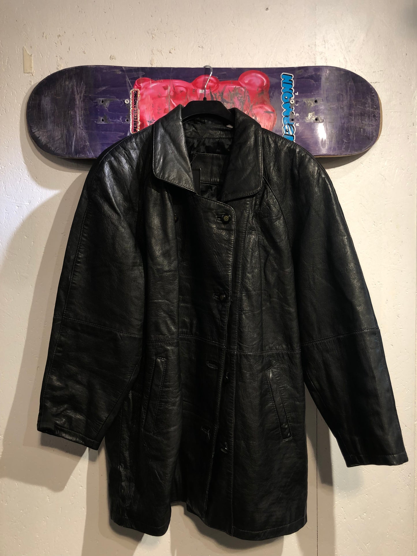 Vintage Black Leather Jacket