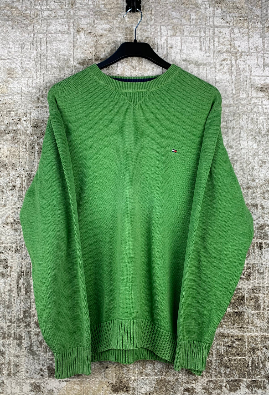 Men's Vintage Tommy Hilfiger Apple Green Sweater