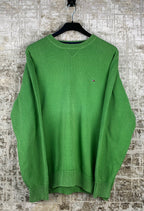 Men's Vintage Tommy Hilfiger Apple Green Sweater