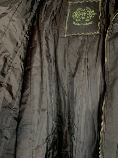 Men's Vintage M&S Winter Edition Long Padded Brown Coat