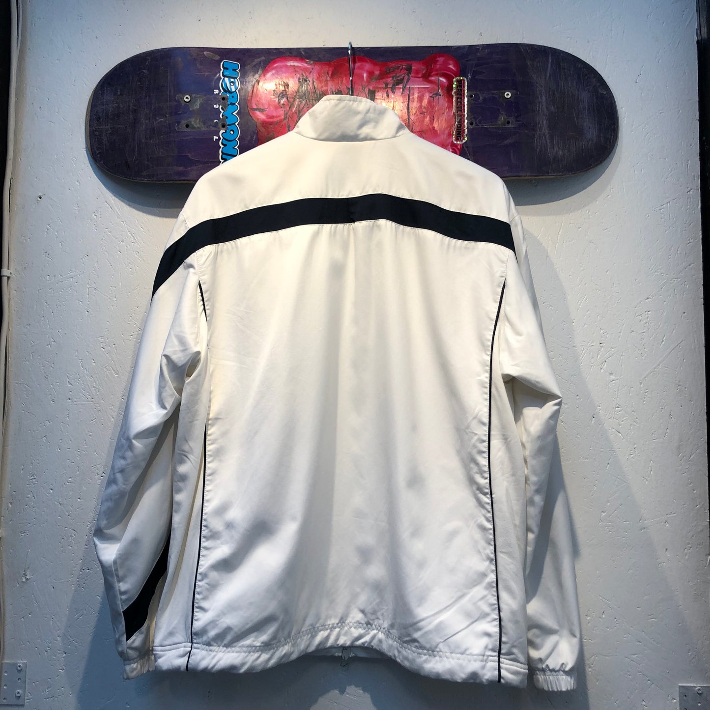 Nike White Windbreaker