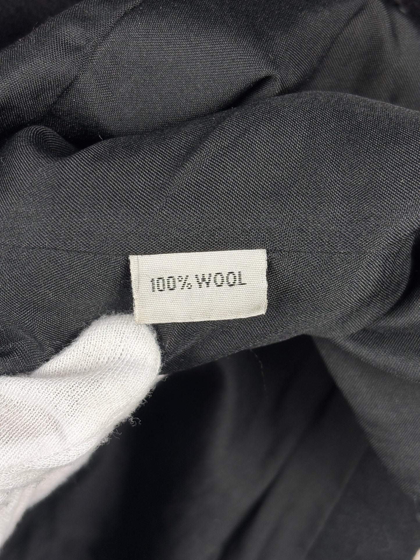 Women’s Vintage Black Wool Coat