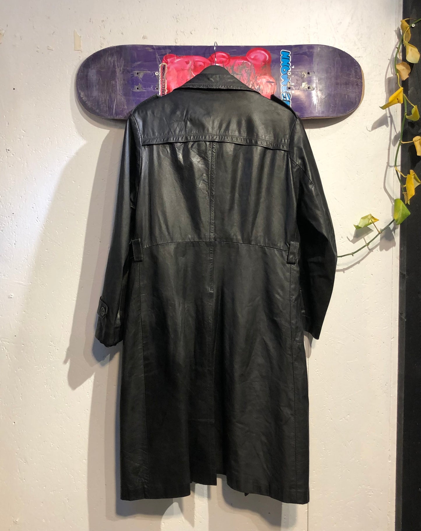 Y2K Leather Coat