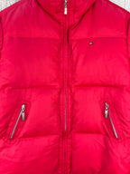 Women's Tommy Hilfiger Red Puffer Jacket