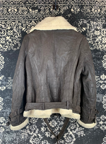 Mens Vintage Soho Collection Shearling Jacket