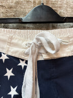 Men's Vintage Red White Blue USA Surf Shorts