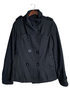 Vila Clothes Double-Breasted Peacoat