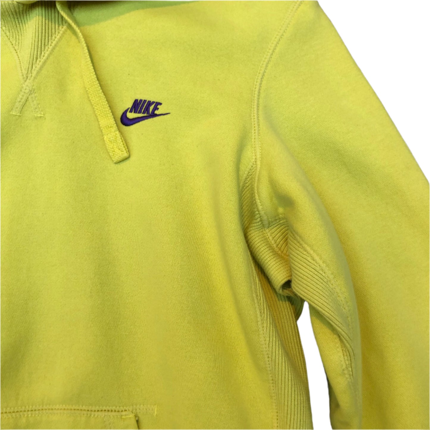 Neon Yellow Nike Hoodie S