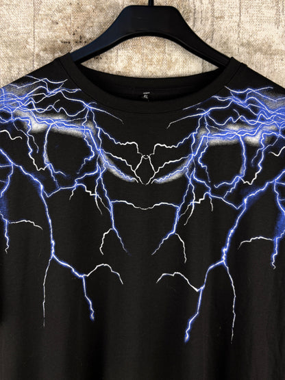 Mens Lightning Graphic T Shirt