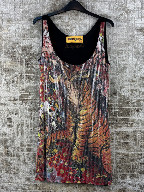 Women's Y2K Beaded Desigual Mini Dress