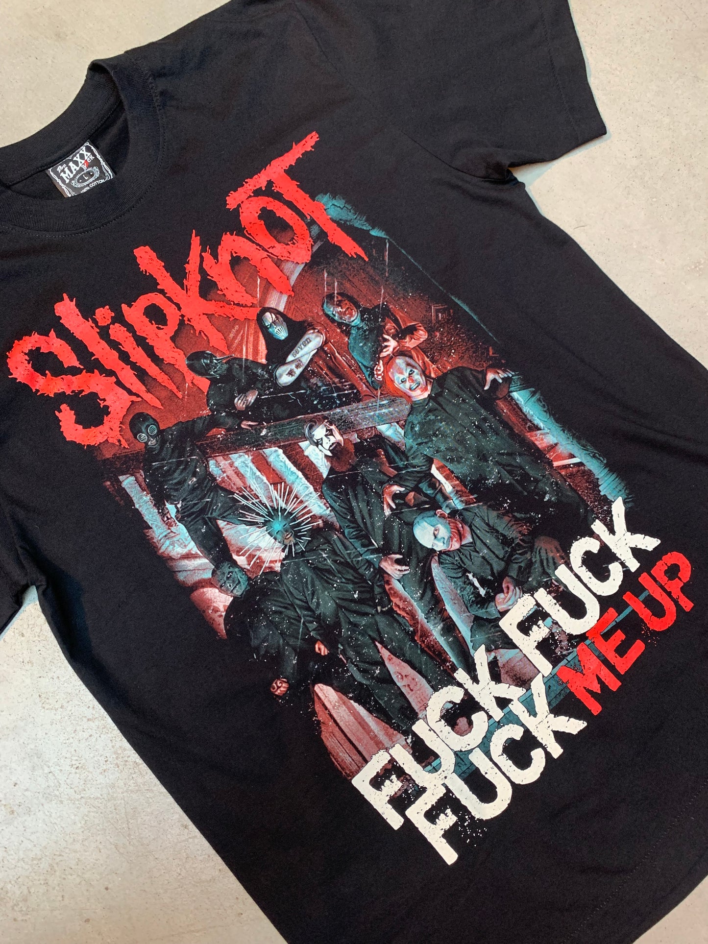 Slipknot "Fuck Fuck Fuck Me Up" Graphic Band T-Shirt