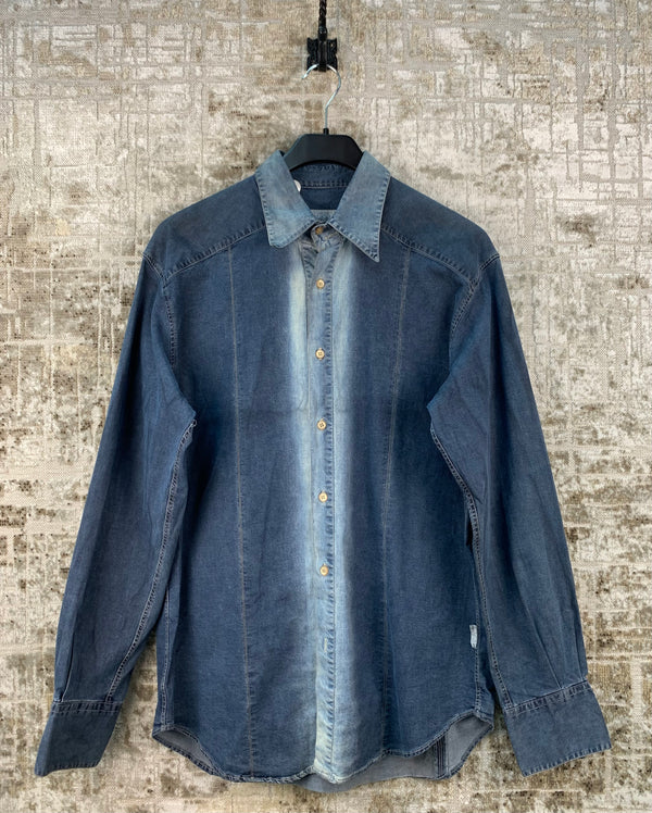 Versace Jeans Couture Vintage Denim Button Up Shirt