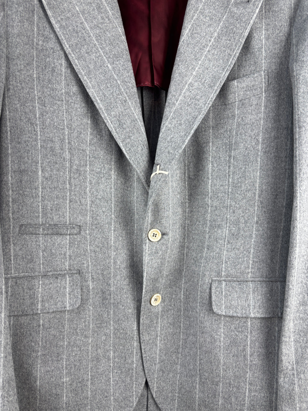 Brunello Cucinelli Grey Flannel Blazer