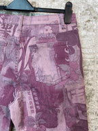 Musera Chinatown Print Flare Jeans