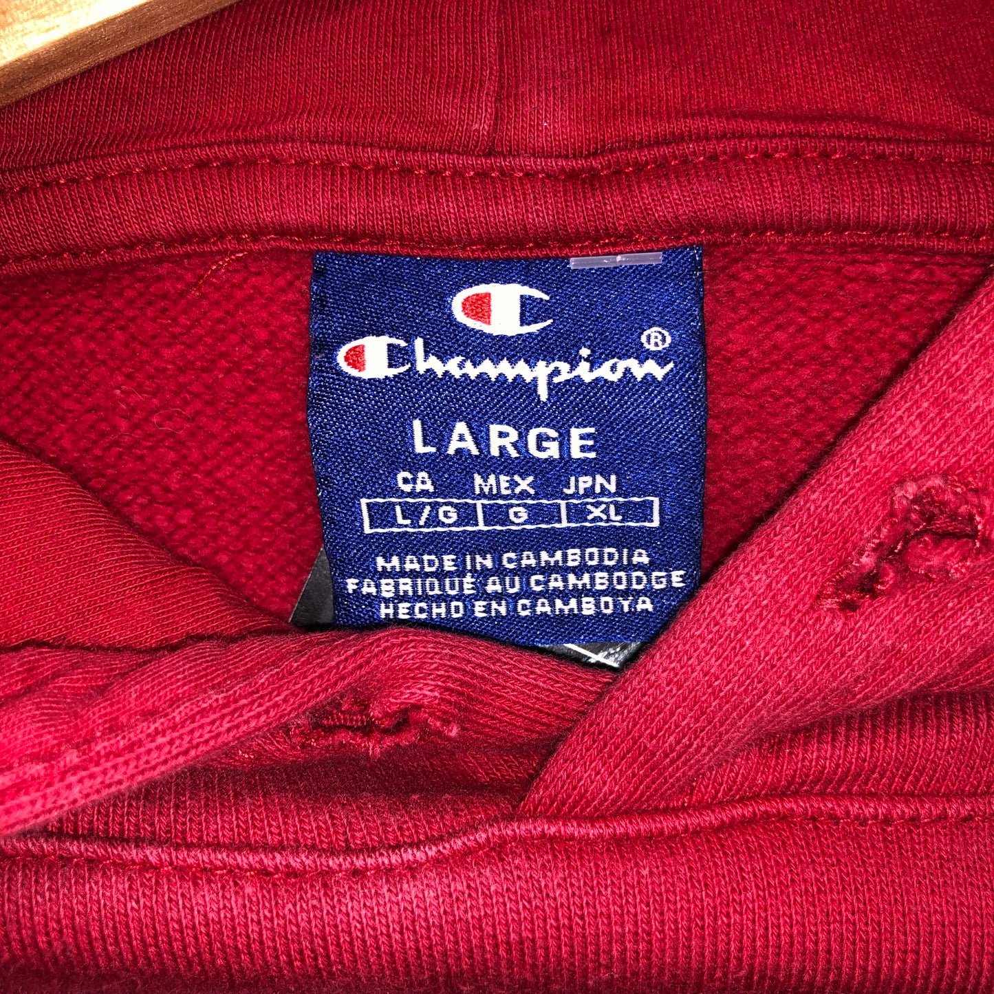 Champion Red Hoodie