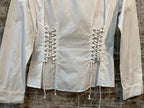 ONLY Corset Lace-Up Long Sleeve Blouse